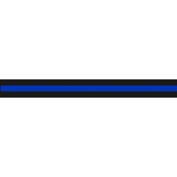 WallPro 450, Black, 30' Black/Blue Horizontal Stripe Belt